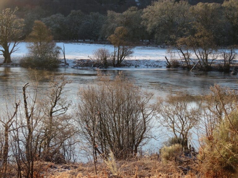 The frozen River Beauly